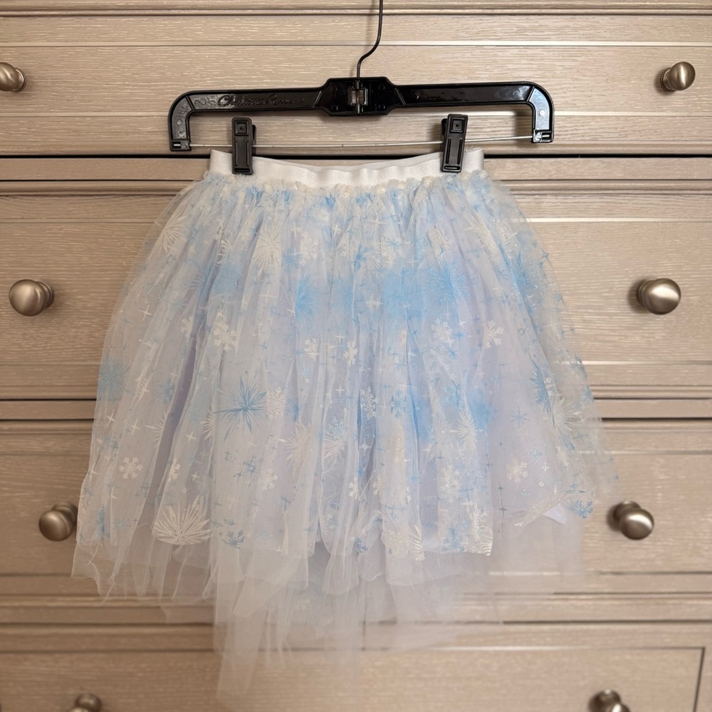Disney x Cotton On Asymmetrical Blue and White Elsa Inspired skirt